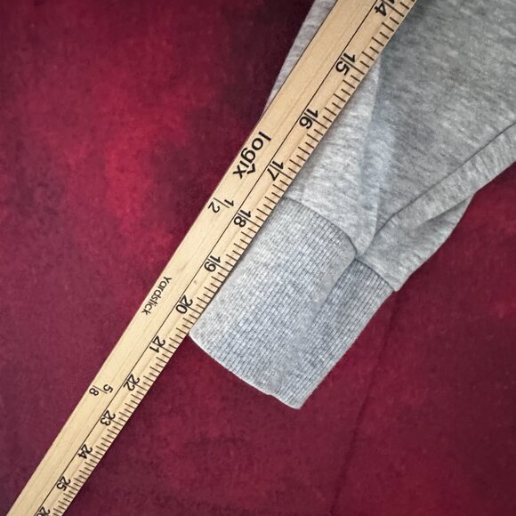 TIME and TRU HEATHER GRAY ZIP-UP HOODI SIZE L (LARGE) - Picture 7 of 8